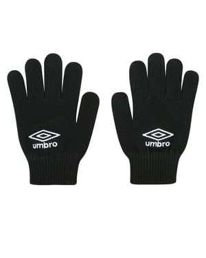 Umbro - Kinder Winterhandschuhe, Jerseyware (Schwarz)