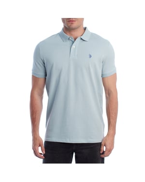 U.S. Polo Assn Kurzarm-Poloshirt Herren, Modell US41197052 - Blau