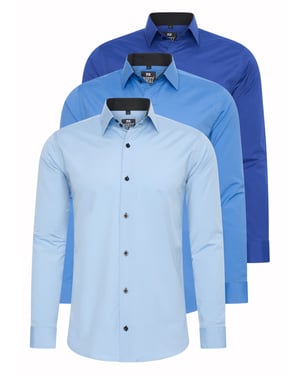 3er Set Business Hemd