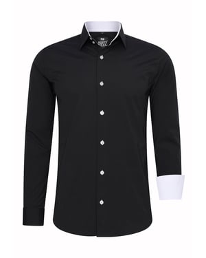Business Hemd S - 6XL Slim Fit Premium Cotton-Stretch