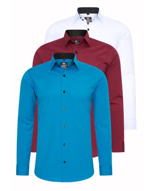 3er Set Business Hemd