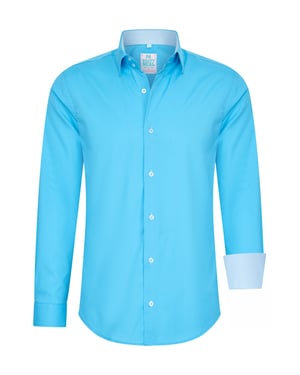 Pastell Hemd S - 6XL Slim Fit Cotton-Stretch