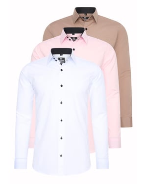 3er Set Business Hemd