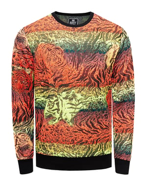 Neon Jacquard Tiger Sweater