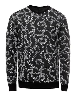 Jacquard Sweater im Iron Design