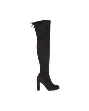 Stuart Weitzman Overknee-Stiefel aus Wildleder – 10er