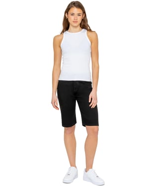 Enzo | Lange Denim-Shorts für Damen