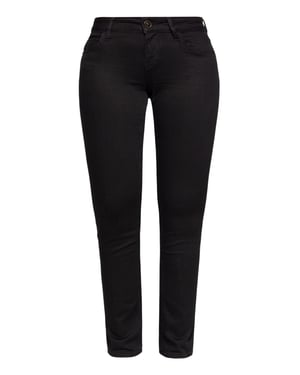 Amor, Truth & Trust Damen 5-Pocket Jeans Allrounder Stella schwarz