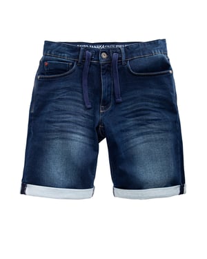 Akito Tanaka Herren AKITO TANAKA Herren Jogg Shorts im Denim-Look dunkelblau