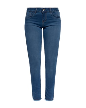 Amor, Truth & Trust Damen Jeanshose Leoni mittelblau