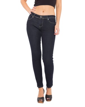Way of Glory Damen WAY OF GLORY Jeans - slim fit & narrow leg - rinse wash Katy darkblue