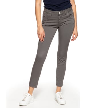 Amor, Truth & Trust Damen Slim Fit Hose Leoni grau