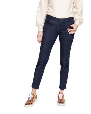 Amor, Truth & Trust Damen Basic 5-Pocket Jeans Leoni rinsed