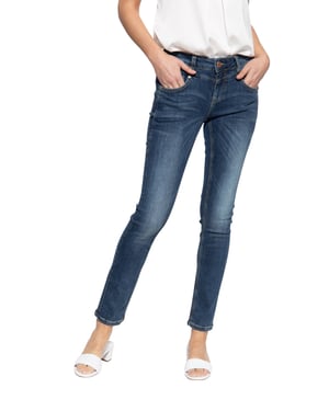 Amor, Truth & Trust Damen 5-Pocket Jeans Zoe dunkelblau