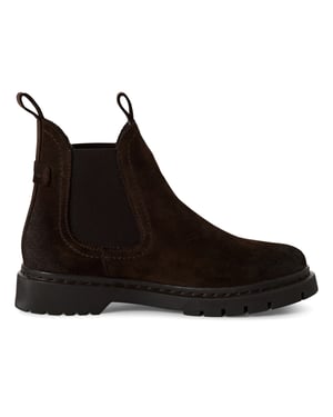 Tamaris Damen Mocca Braun Wildleder Klassische Chelsea Stiefeletten
