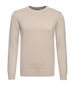 Way of Glory Herren WAY OF GLORY Herren Pullover mit Rundhals-Ausschnitt ecru