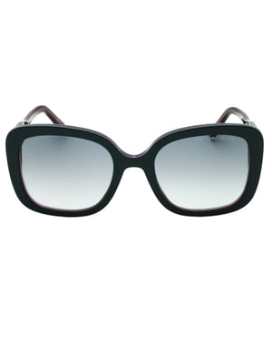 Marc Jacobs - Dunkelgraue Sonnenbrille mit blaugrünen SF-Gläsern