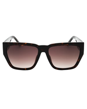 Marc Jacobs - Dunkelbraune Sonnenbrille mit Verlaufsgläsern in Schildpattbraun