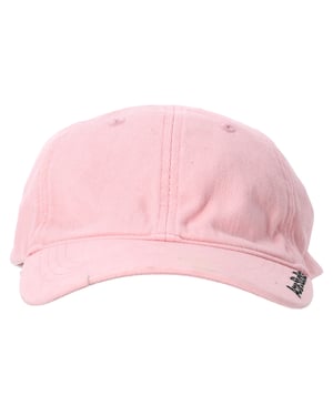 Acne Studios – Baseballkappe aus Twill mit Logo aus rosa Baumwolle