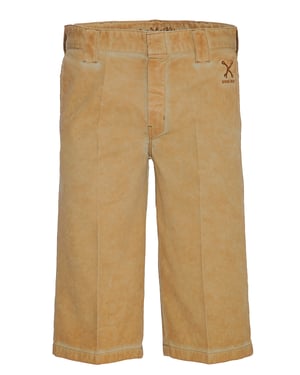 King Kerosin Herren King Kerosin Workwear Shorts in Oil-Washed Optik Garage Wear senf