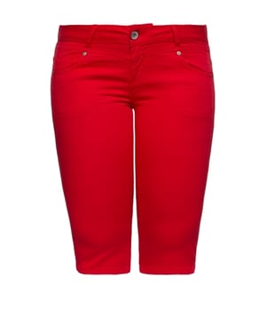 Amor, Truth & Trust Damen Slim Fit Caprihose Zoe Fiery Red