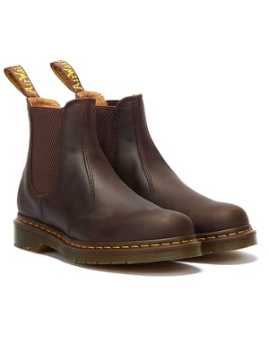 Dr. Martens 2976 YS Crazy Horse Damenstiefel - Braun