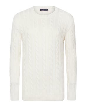 Zopfmuster Pullover Manuel