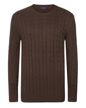 Zopfmuster Pullover Manuel