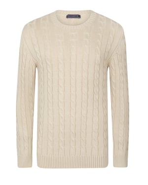 Zopfmuster Pullover Manuel