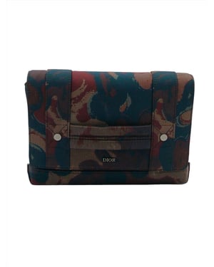 Dior X Peter Doig Braune Umhängetasche – 10er