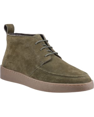 Hush Puppies Rory Wildleder Herren Khaki Stiefel
