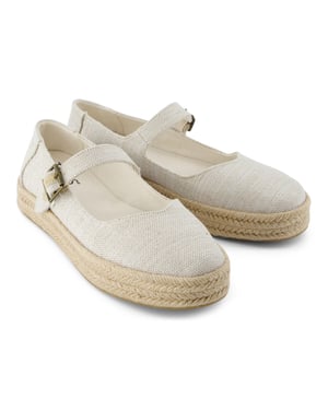 TOMS Carolina Mary Jane Nylon Damen Espadrilles aus Naturmaterialien