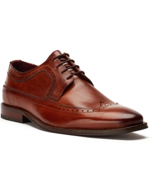 Base London Havisham Leder Herren Tan Derby Schuhe
