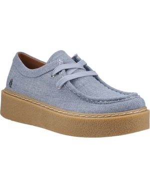 Hush Puppies Bridie Textil Damen Denim Mokassins Schuhe