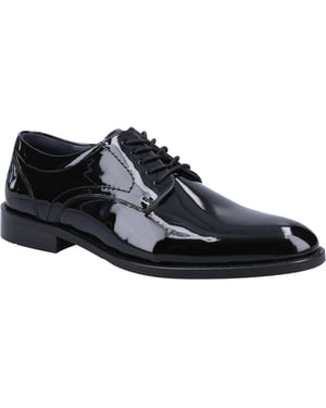 Hush Puppies Damien Schnürschuhe aus lackiertem Leder für Herren in Schwarz