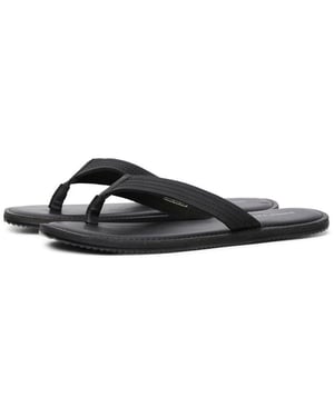 Jack & Jones Washton Herren Zehentrenner Aus Anthrazitfarbenem Leder