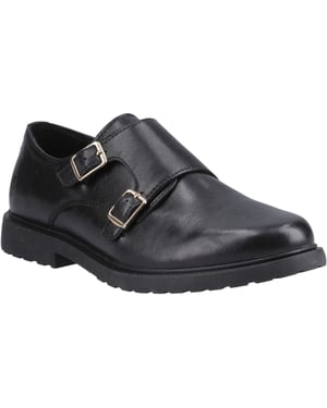 Hush Puppies Verity Leder Damen Schwarz Schuhe