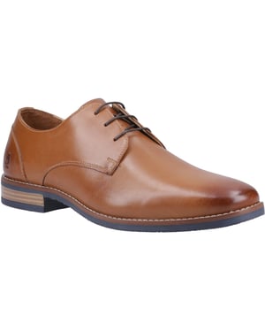 Hush Puppies Mike Leder Herren Schnürschuhe in Tan