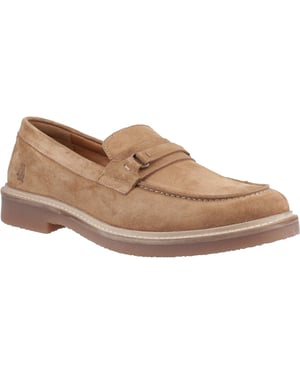 Hush Puppies Gryffin Leder Herren Tan Slipper