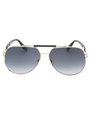 Marc Jacobs Herren Sonnenbrille Mit Dunkelgrauen Sf-gläsern Und Goldenen Gläsern