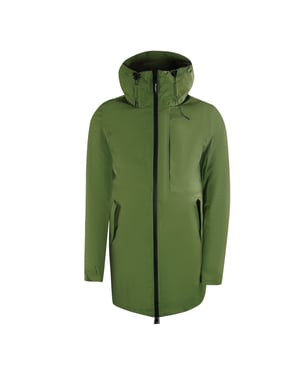 Aquascutum Active 3-way Parka Armeegrüne Daunenparkajacke