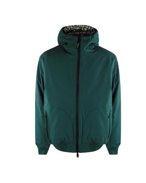 Aquascutum Active - Jägergrüne Jacke Mit Kapuze