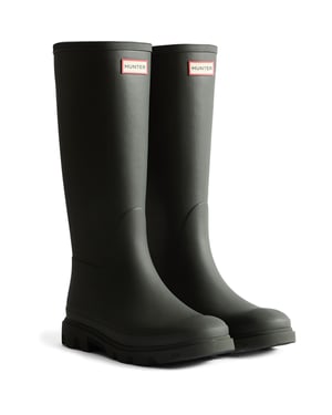 Hunter Downpour Tall Boot Gummistiefel für Frauen in Dunkeloliv