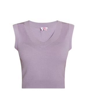 Mymo strickpullunder Damen violett