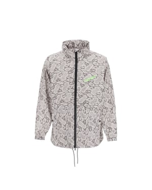 Kenzo Jacke mit Schlangenhaut-Print - Beige