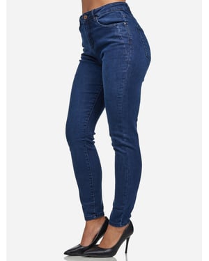 Tazzio Damen Skinny Fit High Waist Jeans