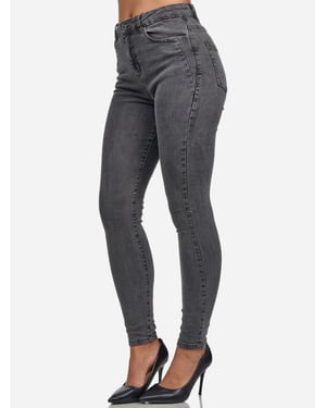Tazzio Damen Skinny Fit High Waist Jeans