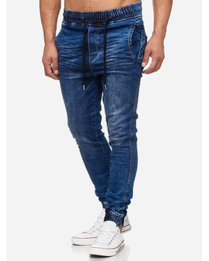 Tazzio Herren Jeans Regular Fit im Jogger-Stil