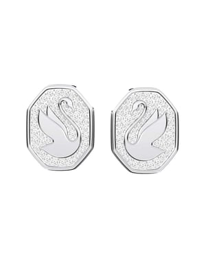 Schwanen-Knopfohrringe für Damen 5621097
