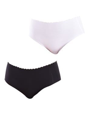 Packung - 2 Body Touch Culottes Höschen D0A6L Frau